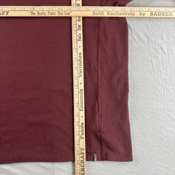 KJus Scot Polo Mens L Red Long Sleeve Comfort Fit Golf Shirt Performance Preppy - Picture 3 of 6